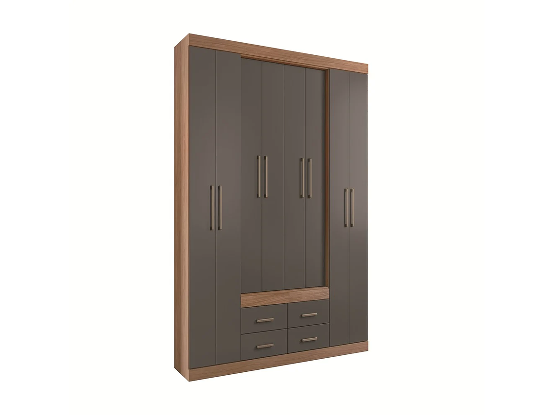 CLOSET NAPOLES 8P4C GRAFITO EN COLOR CAFE 3