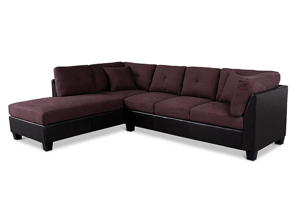 SOFÁ SECCIONAL CIC BITONO IZQUIERDO 5 CUERPOS CHOCOLATE 3