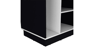 ESCRITORIO TUHOME ROOKIE EN L BLANCO WENGUE