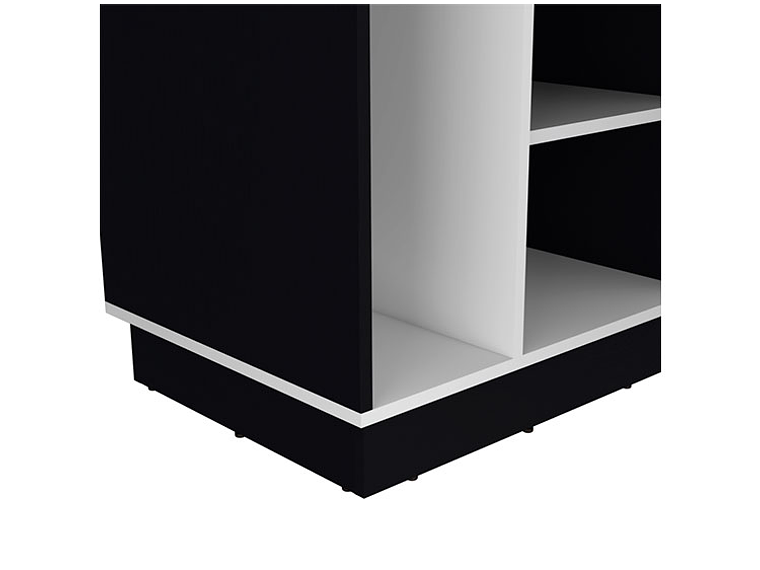 ESCRITORIO TUHOME ROOKIE EN L BLANCO WENGUE 2