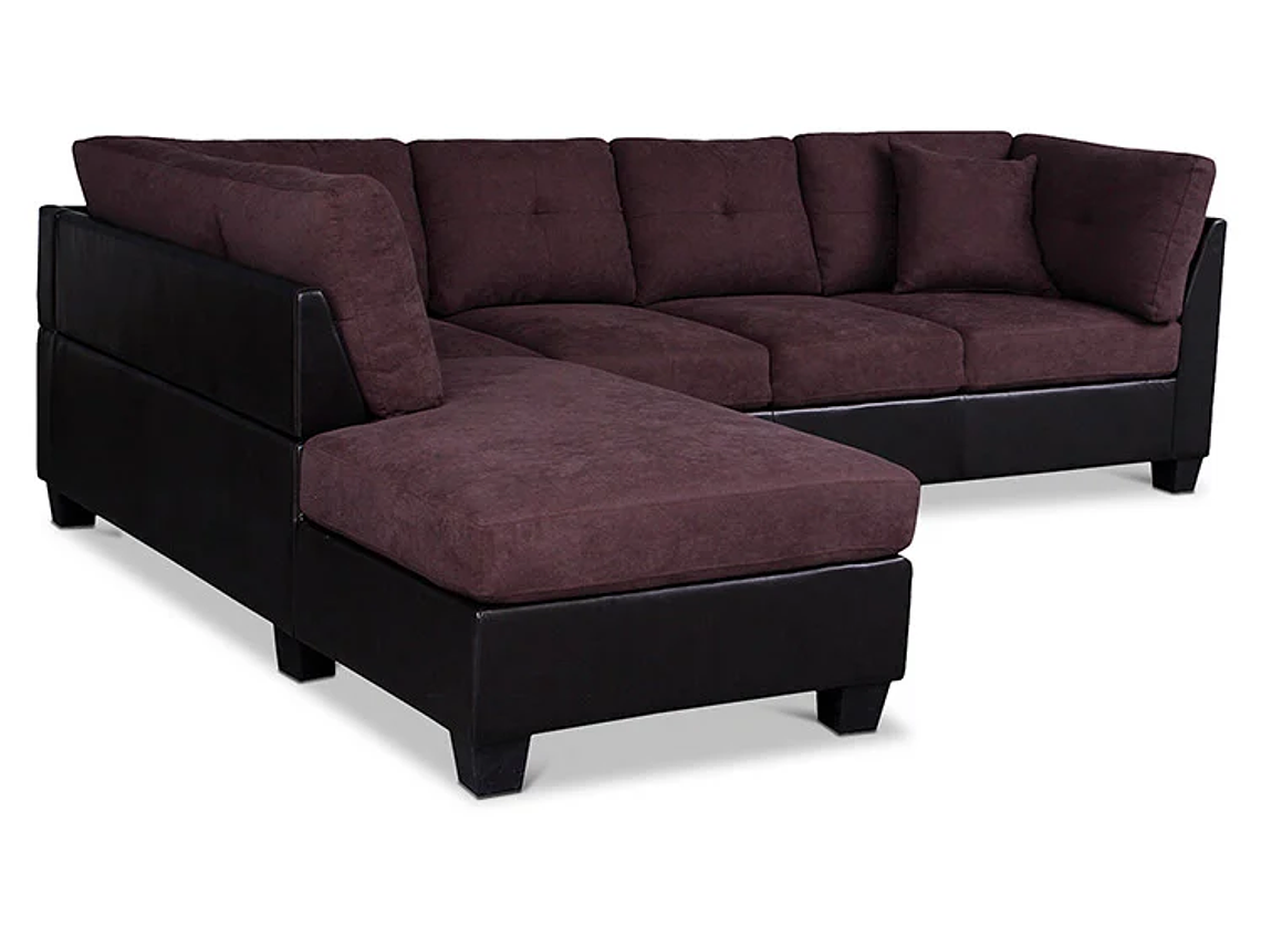 SOFÁ SECCIONAL CIC BITONO IZQUIERDO 5 CUERPOS CHOCOLATE 4