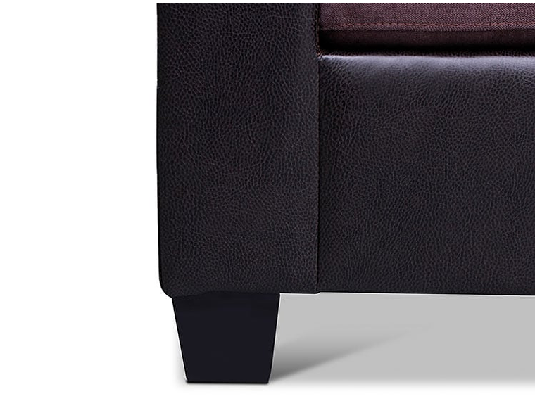 SOFÁ SECCIONAL CIC BITONO IZQUIERDO 5 CUERPOS CHOCOLATE 5