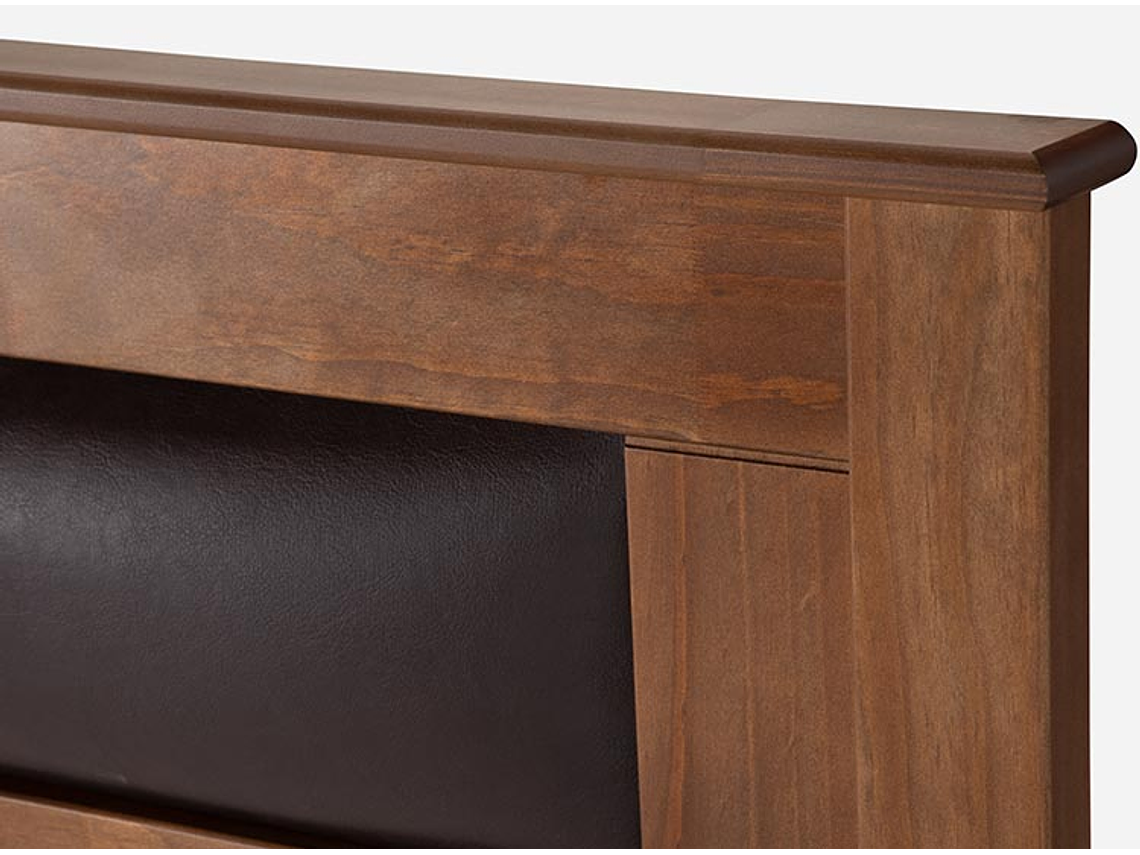 JUEGO DE DORMITORIO ROSEN CAMA DIVAN INDIE 1.5 PLAZAS AZUL + SET FERRARA 6