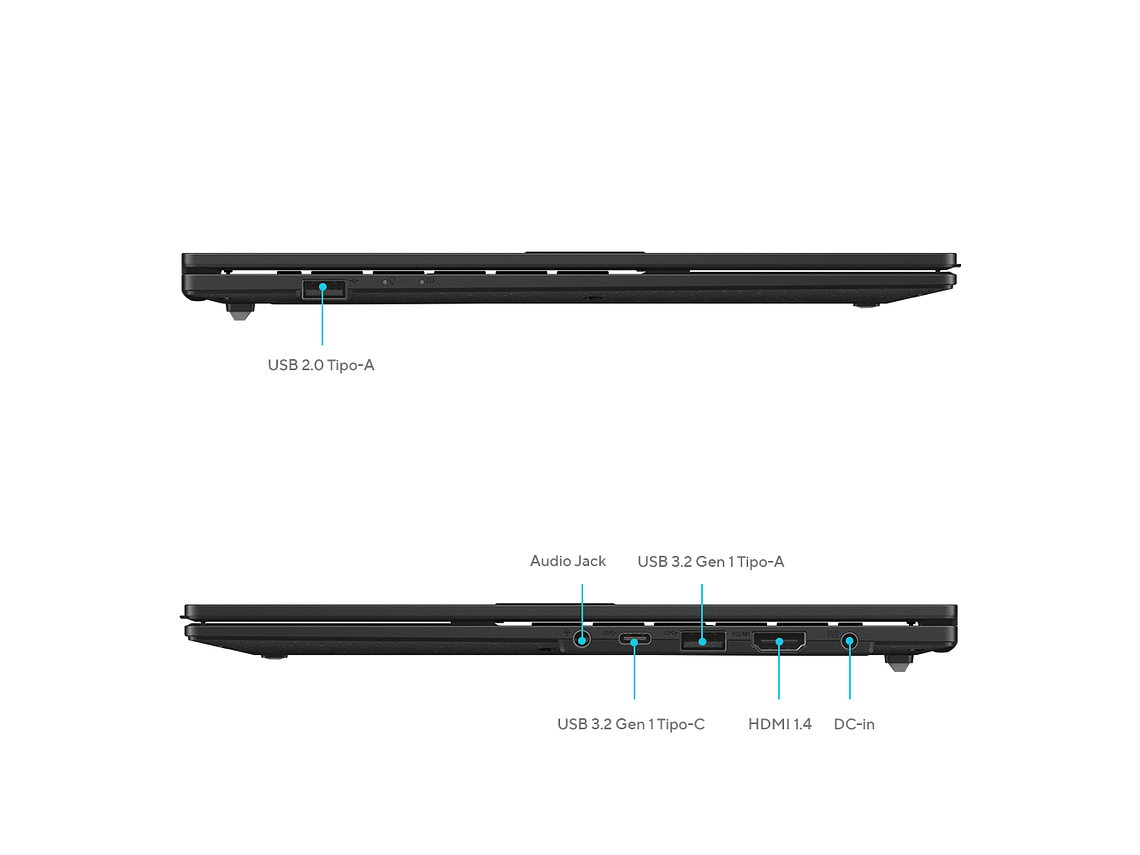NOTEBOOK ASUS VIVOBOOK GO 14 AMD RYZEN 5 8GB RAM 512GB SSD 3