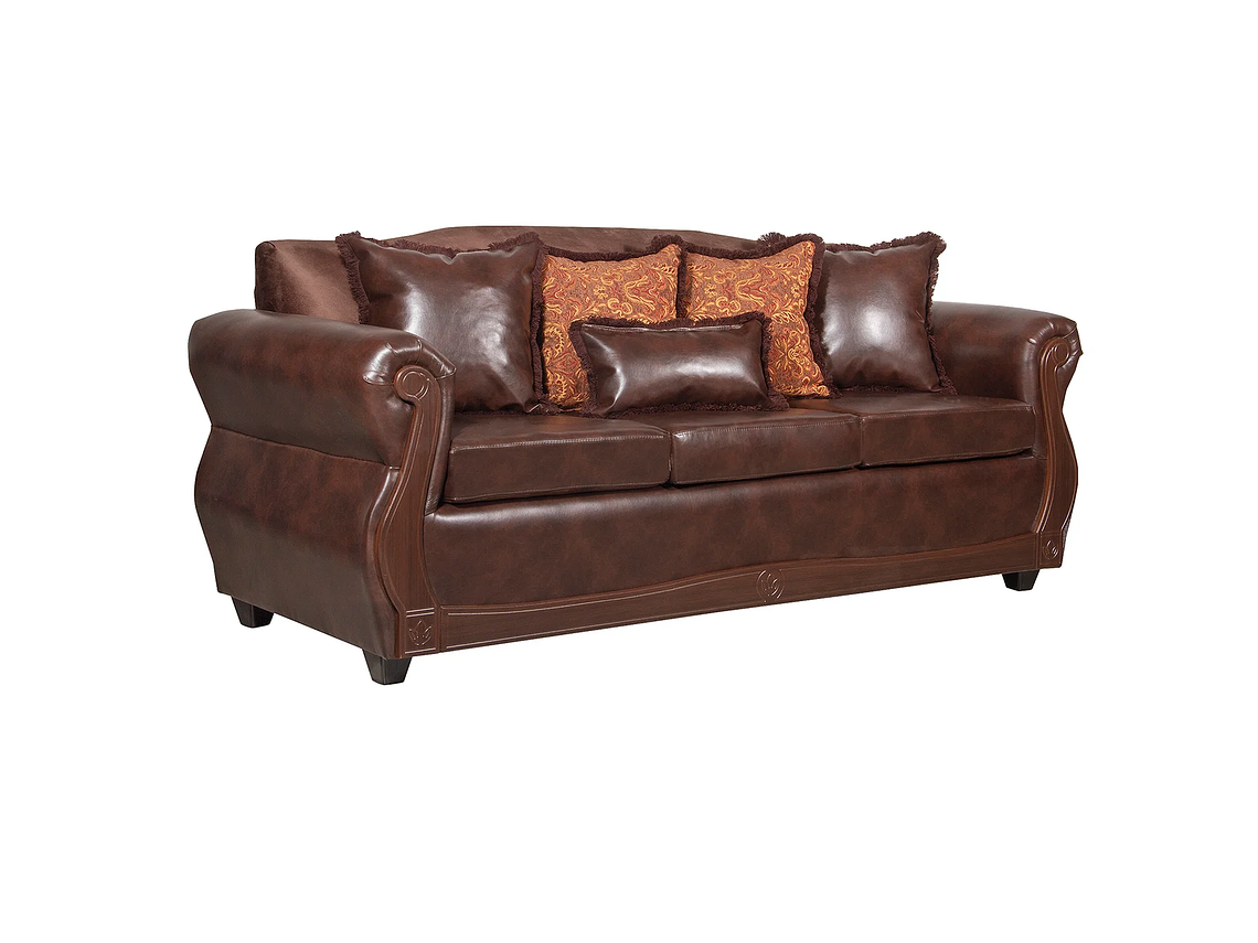 JUEGO DE LIVING 3 2 1 1 GRAN COLUMBIA CAFÉ 2