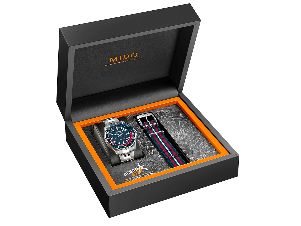 RELOJ MIDO OCEAN STAR GMT BICOLOR 2