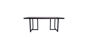  MESA COMEDOR MEYA MUEBLES DARJAN MADERA OLMO Y ACERO