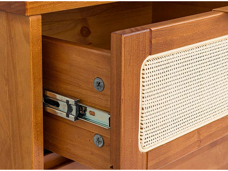 VELADOR MAISON LINETT VIENA 2 CAJONES CAFÉ CLARO 6