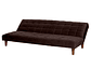 FUTON TURIN TELA VELVET CHOCOLATE - Miniatura 1
