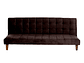 FUTON TURIN TELA VELVET CHOCOLATE - Miniatura 4