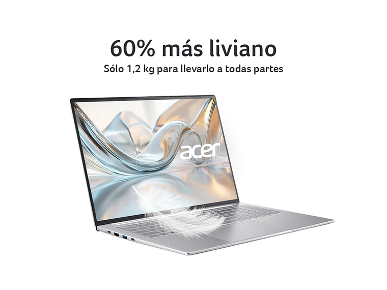 NOTEBOOK ACER SFL16-51M-71HH-1 /INTELCORE ULTRA7 155U /1TB SSD/16GB RAM 4