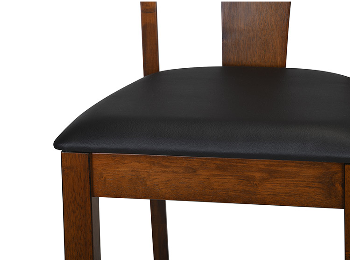 JUEGO DE COMEDOR CIC THOMAS 6 SILLAS 2 SITIALES CAFÉ 7