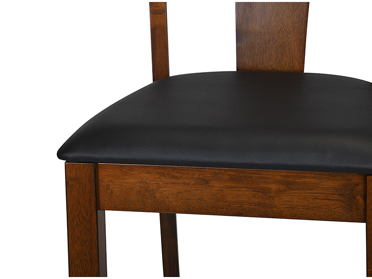 JUEGO DE COMEDOR CIC THOMAS 6 SILLAS 2 SITIALES CAFÉ 7