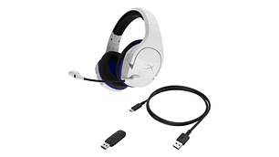 AUDÍFONOS HYPERX TRUE WIRELESS STINGER CORE CLOUD PS4 PS5 BLUETOOTH BLANCO