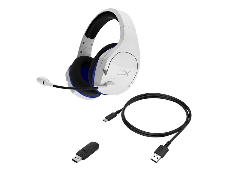 AUDÍFONOS HYPERX TRUE WIRELESS STINGER CORE CLOUD PS4 PS5 BLUETOOTH BLANCO 2