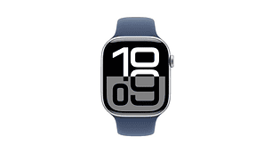 APPLE WATCH SERIE 10 46MM PLATA ALUMINIO CORREA DEPORTIVA S/M