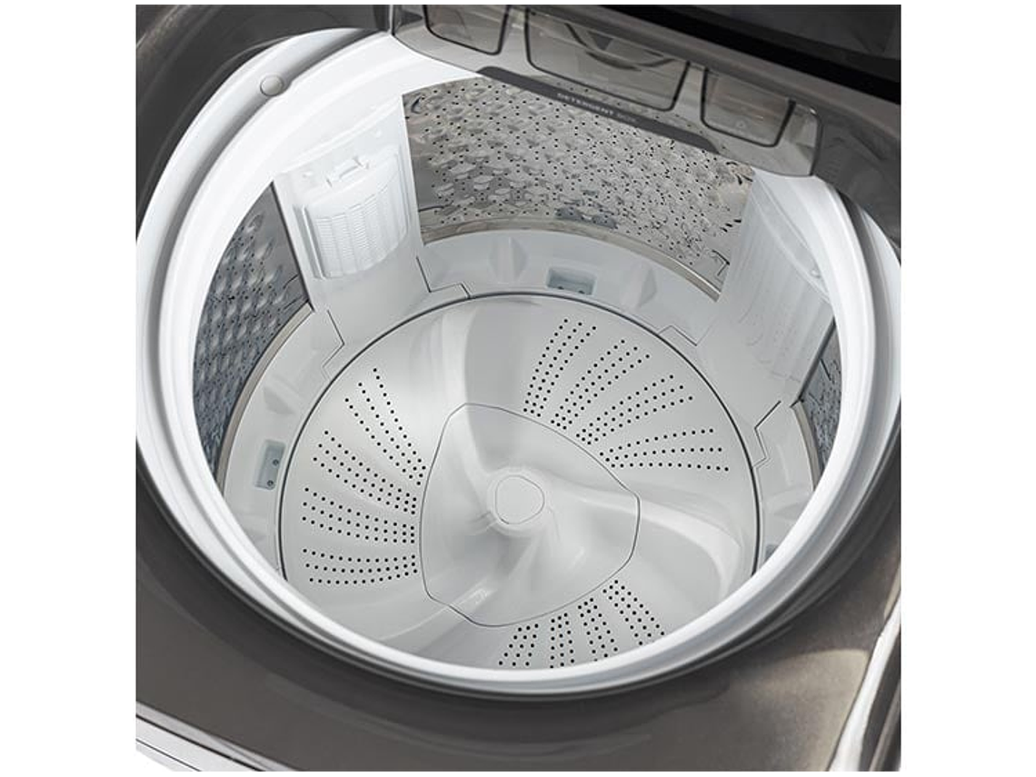 LAVADORA CARGA SUPERIOR MIDEA MA512W160/T-CL 16KG GRAFITO 9