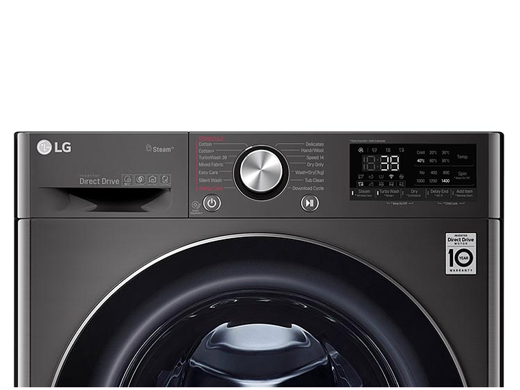 LAVADORA SECADORA LG WD14BVC2S6C 14KG/8KG NEGRO 7