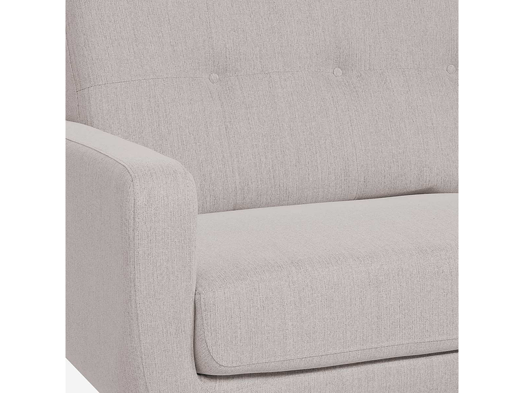 SOFÁ ROSEN 3 CUERPOS / TABLERO TERCIADO BEIGE SOPHIA TELA 6