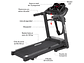 TROTADORA ATLETIS 1638550 12KM/H PLEGABLE ENDURANCE V 1.5HP CON MASAJE - Miniatura 6
