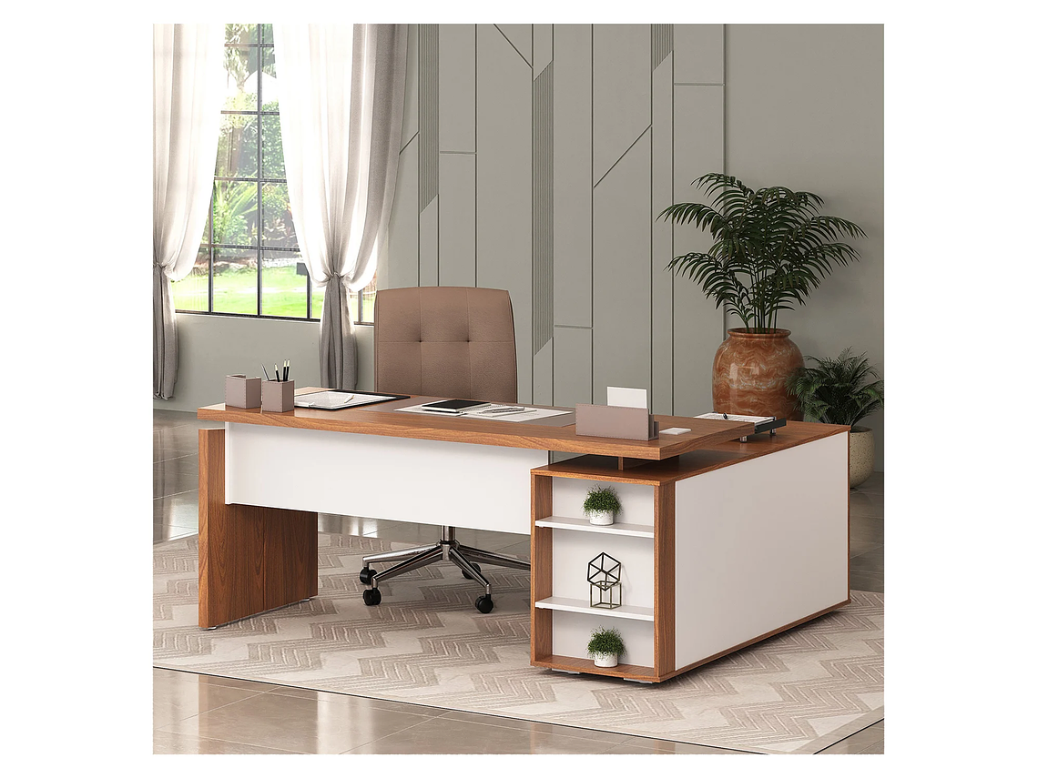 ESCRITORIO RÖDLER RD1095 PROFESIONAL CAFÉ BLANCO 9