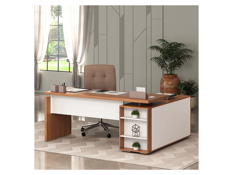 ESCRITORIO RÖDLER RD1095 PROFESIONAL CAFÉ BLANCO 9