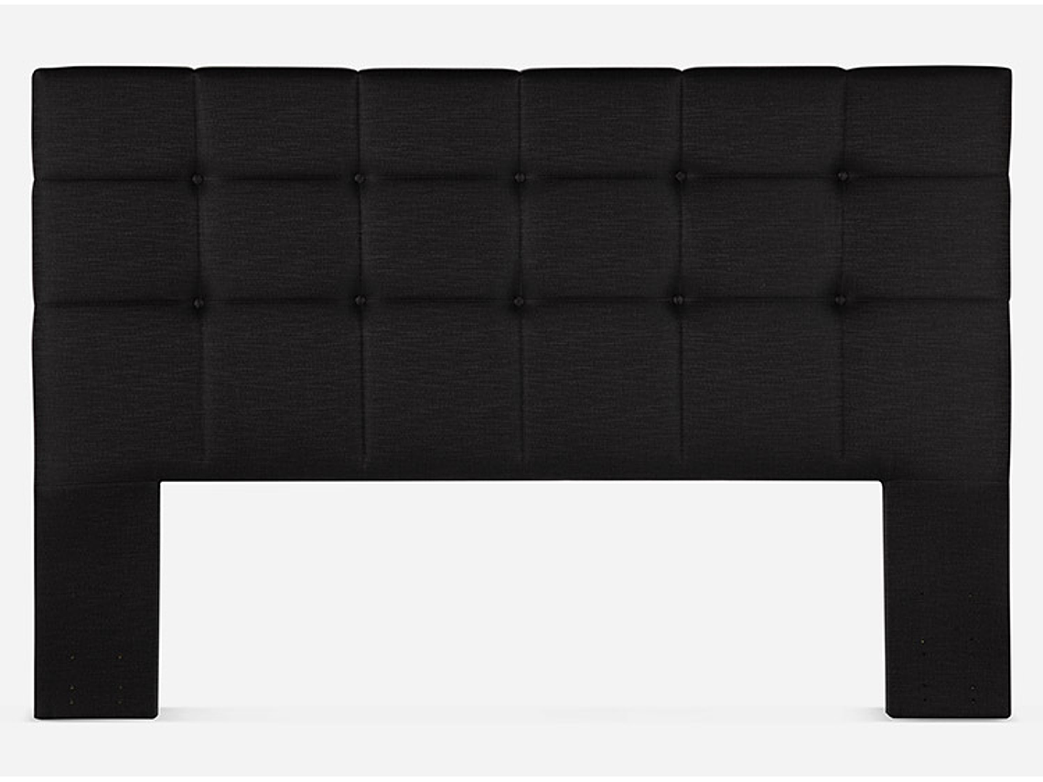 JUEGO DE DORMITORIO ROSEN CAMA EUROPEA AUTONOMY SKY KING AZUL + RESPALDO ISSEY GRIS 3