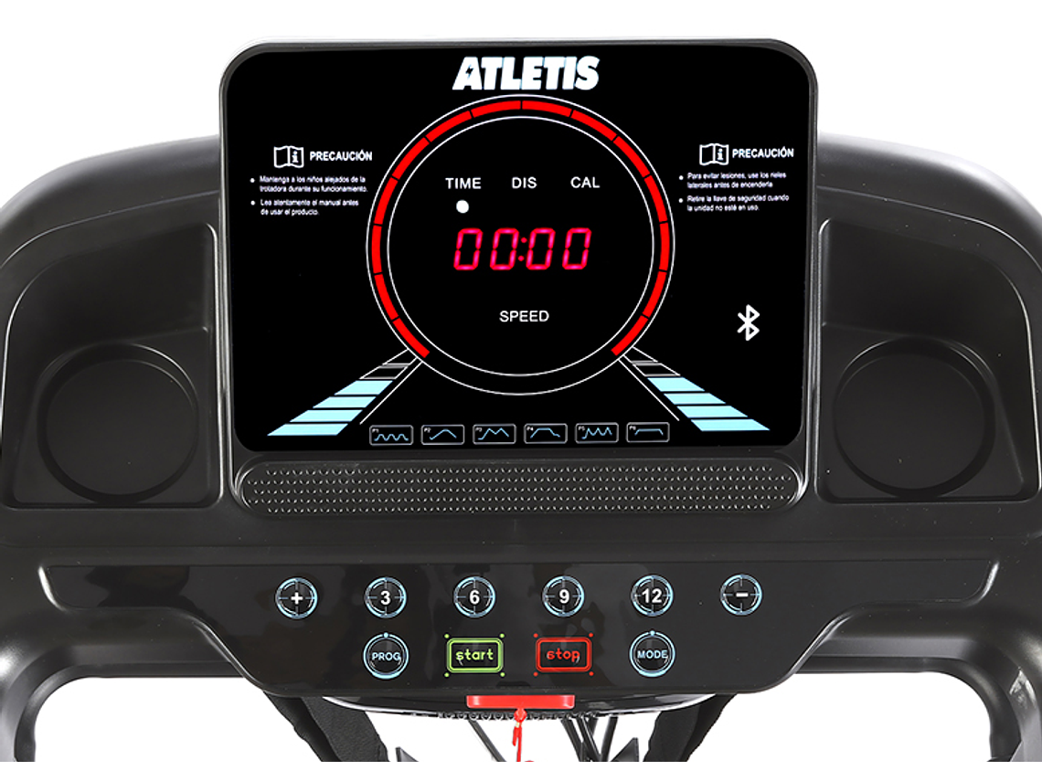 TROTADORA ATLETIS 1638550 12KM/H PLEGABLE ENDURANCE V 1.5HP CON MASAJE 8