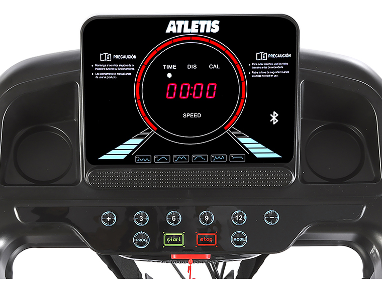 TROTADORA ATLETIS 1638550 12KM/H PLEGABLE ENDURANCE V 1.5HP CON MASAJE 8