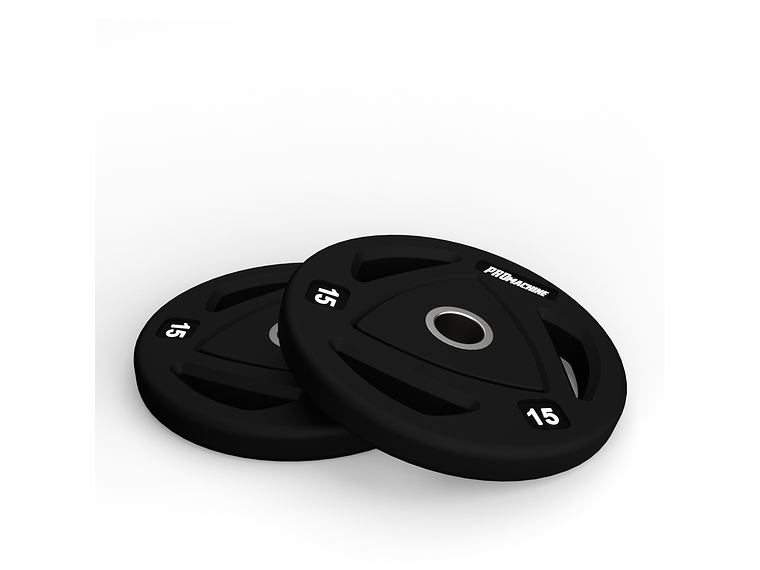 Par Discos Olímpicos Grip Rubber 15kg | PROmachine 2