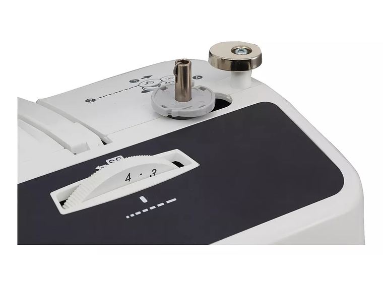 MÁQUINA DE COSER RECTA BROTHER STRONG AND TOUGH ST371HD PORTABLE BLANCA Y NEGRO 110V 2