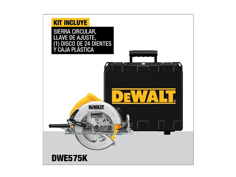 SIERRA DEWALT CIRCULAR 7 1/4 1800 W DWE575K 3