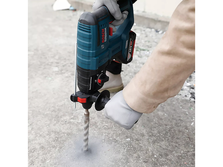 ROTOMARTILLO BOSCH GBH 180-LI SDS-PLUS, 18V+2 BAT.+CARGADOR 5