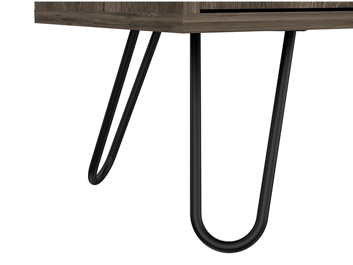 BUFFET TUHOME ANDORRA Z 80 2 PUERTAS 1 CAJÓN CAFÉ 10