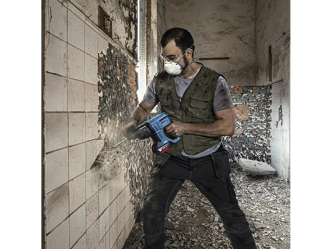 ROTOMARTILLO BOSCH GBH 180-LI SDS-PLUS, 18V+2 BAT.+CARGADOR 6