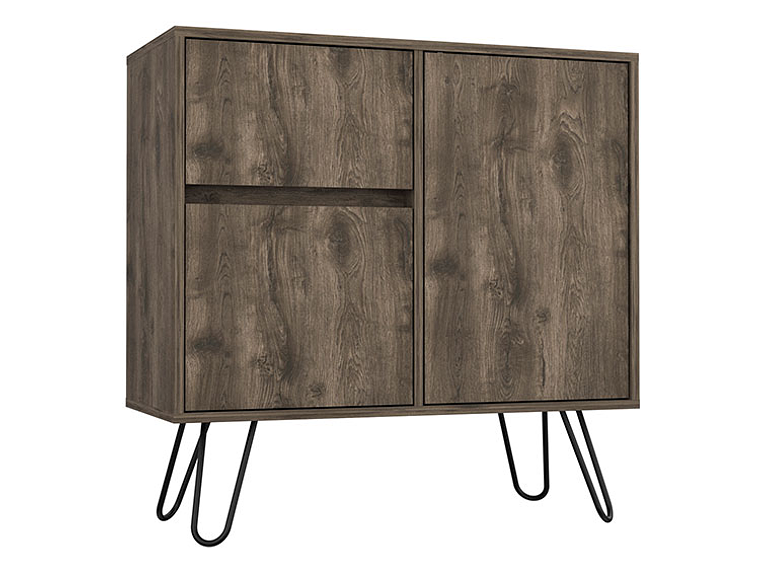 BUFFET TUHOME ANDORRA Z 80 2 PUERTAS 1 CAJÓN CAFÉ 11