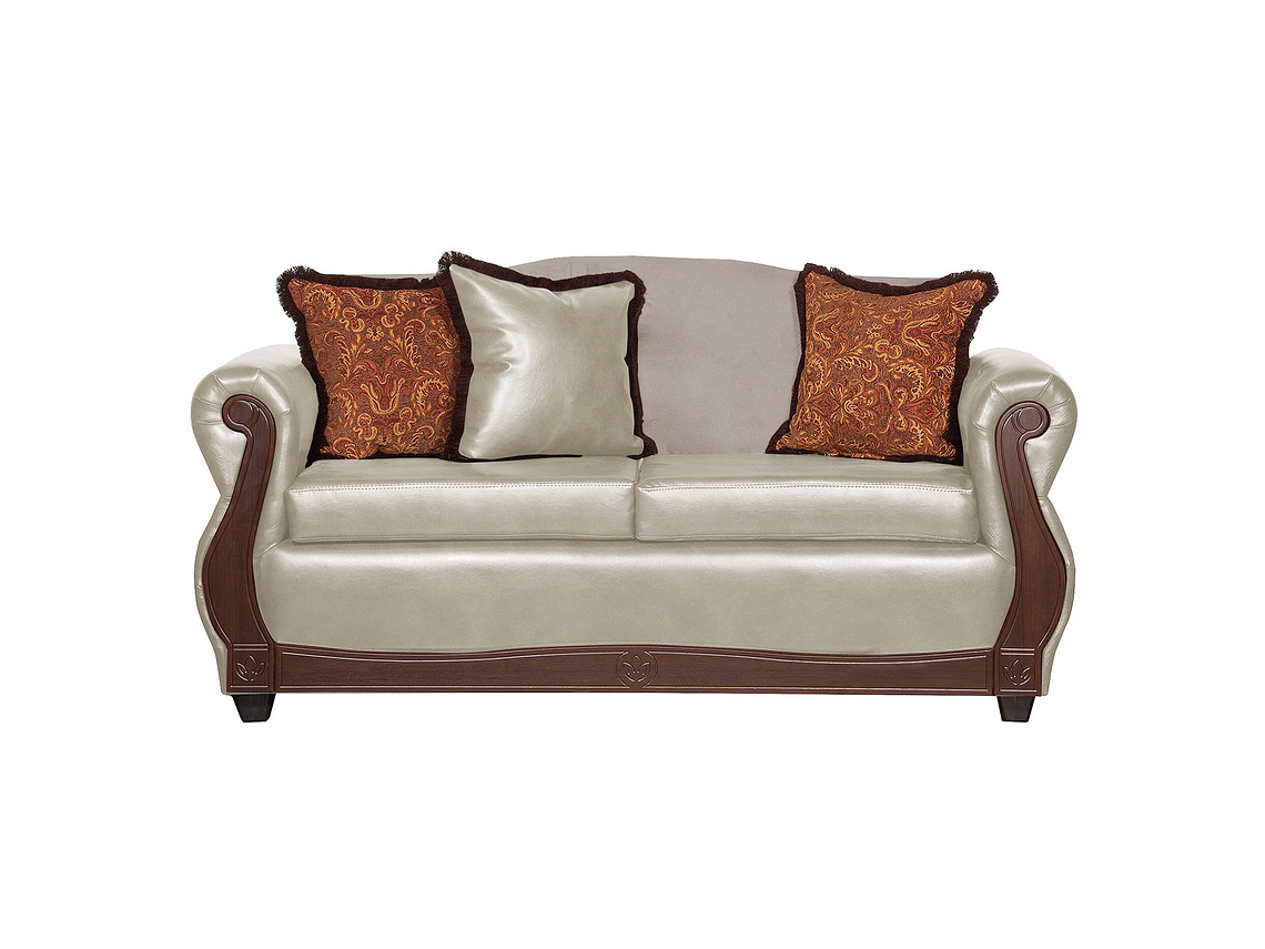 JUEGO DE LIVING 3 2 1 1 GRAN COLUMBIA CREMA 7