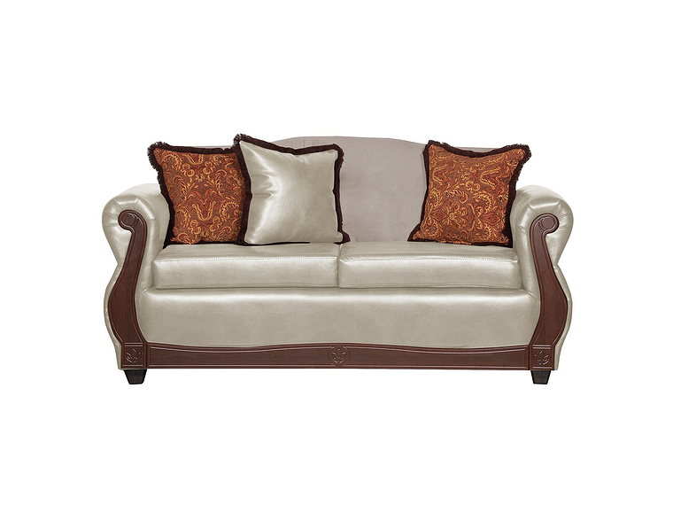 JUEGO DE LIVING 3 2 1 1 GRAN COLUMBIA CREMA 7