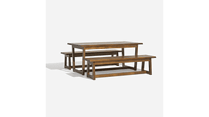 JUEGO COMEDOR ROSEN CAFÉ TERRAZA MYRTOS 2 BANQUETAS RECTA