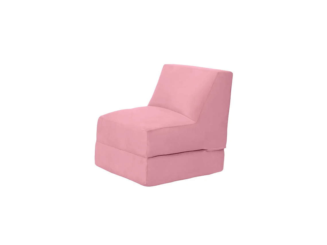 SOFÁ LATAM HOME BARI PALO ROSA CAMA TELA VELVET 3