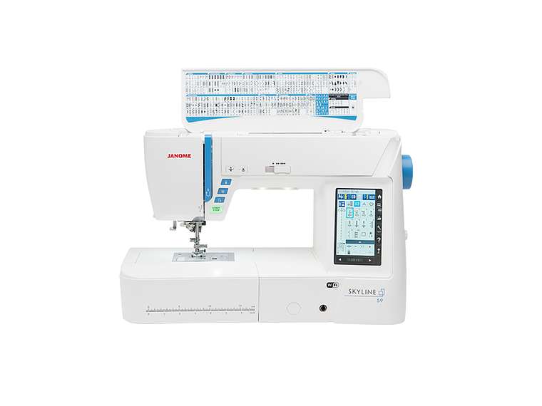 MAQUINA DE COSER Y BORDAR SKYLINE S9 1