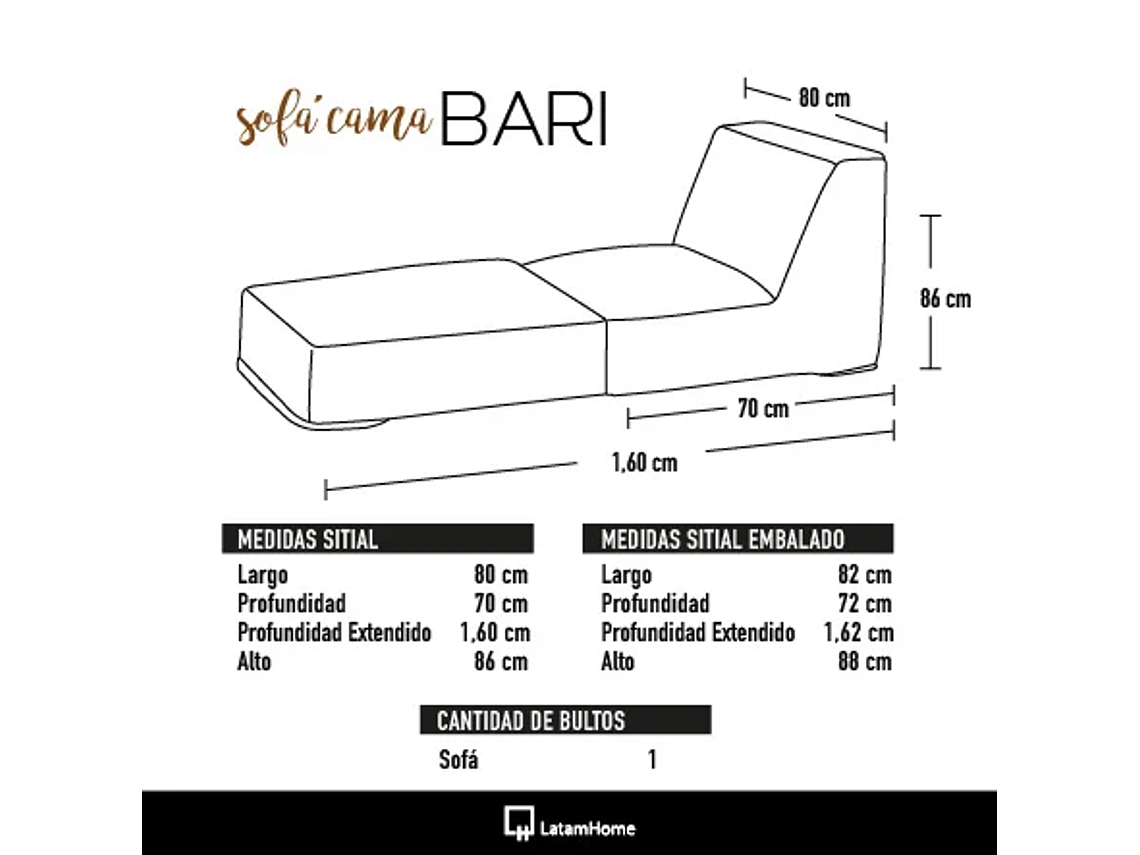 SOFÁ LATAM HOME BARI PALO ROSA CAMA TELA VELVET 4