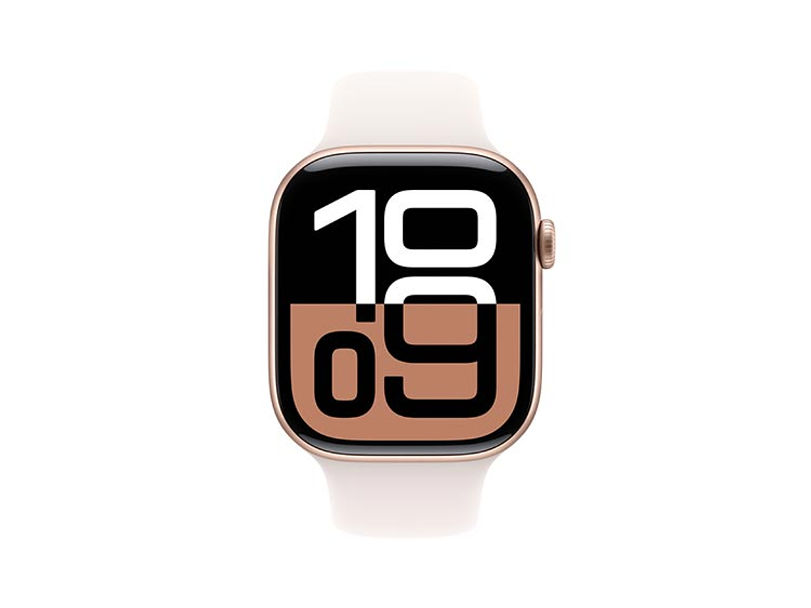 APPLE WATCH SERIE 10 46MM ROSE GOLD ALUMINIO CORREA DEPORTIVA S/M 1