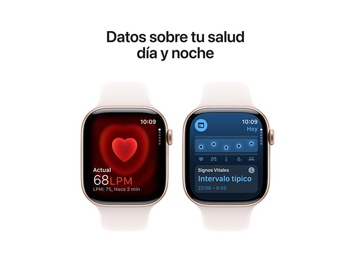 APPLE WATCH SERIE 10 46MM ROSE GOLD ALUMINIO CORREA DEPORTIVA S/M 2