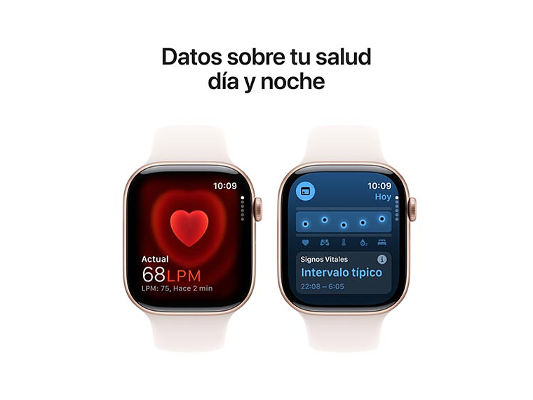 APPLE WATCH SERIE 10 46MM ROSE GOLD ALUMINIO CORREA DEPORTIVA S/M 2