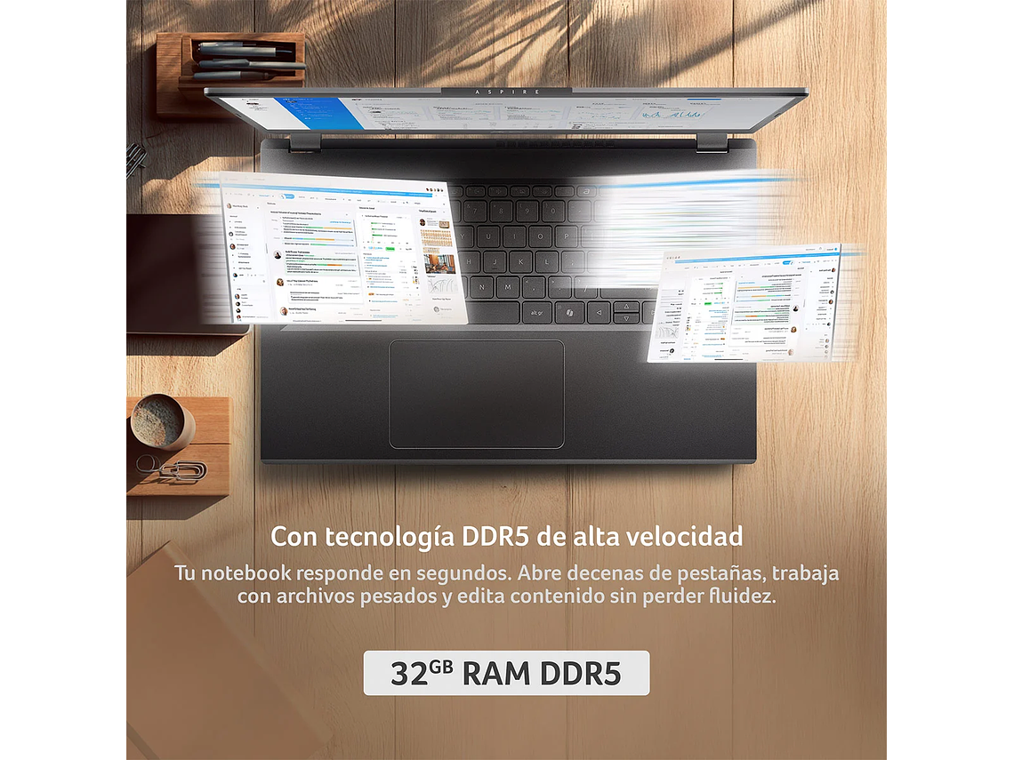 NOTEBOOK ACER ASPIRE 15 A15-51M-94YC-1 INTEL CORE I9 32GB RAM 512GB SSD 15.6