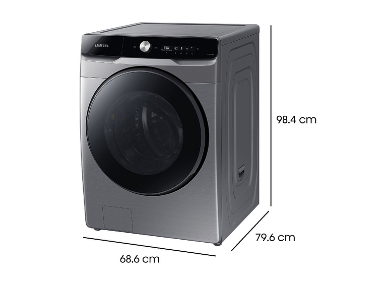 LAVADORA SECADORA SAMSUNG WD20T6300GP 20KG/12KG GRIS 8