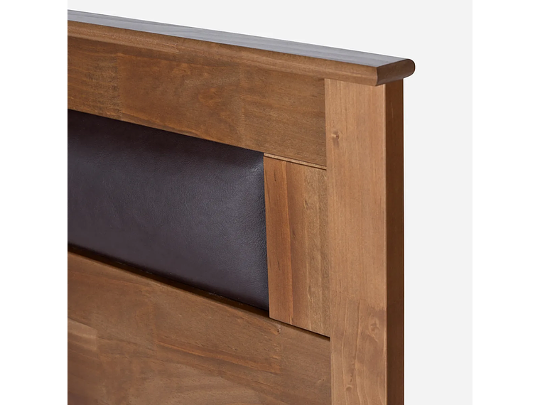 JUEGO DE DORMITORIO ROSEN CAMA EUROPEA NEW STYLE 6 2 PLAZAS CAFÉ + SET FERRARA + COMODODA BAKER 3