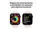 APPLE WATCH SERIE 10 46MM ROSE GOLD ALUMINIO CORREA DEPORTIVA S/M - Miniatura 9