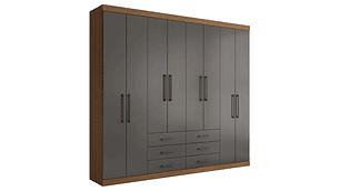 CLÓSET ALTAVISION MASTER 8 PUERTAS 6 CAJONES GRAFITO